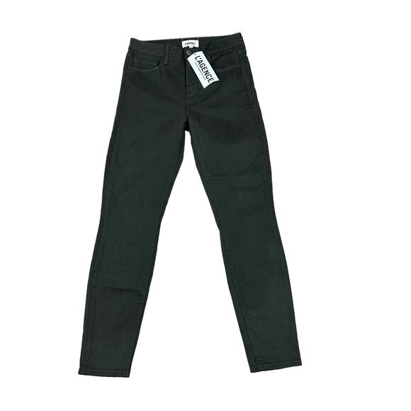 L’AGENCE Green Skinny Cropped Jeans Women's Size 25 NWT Margot Stretch - Picture 1 of 5
